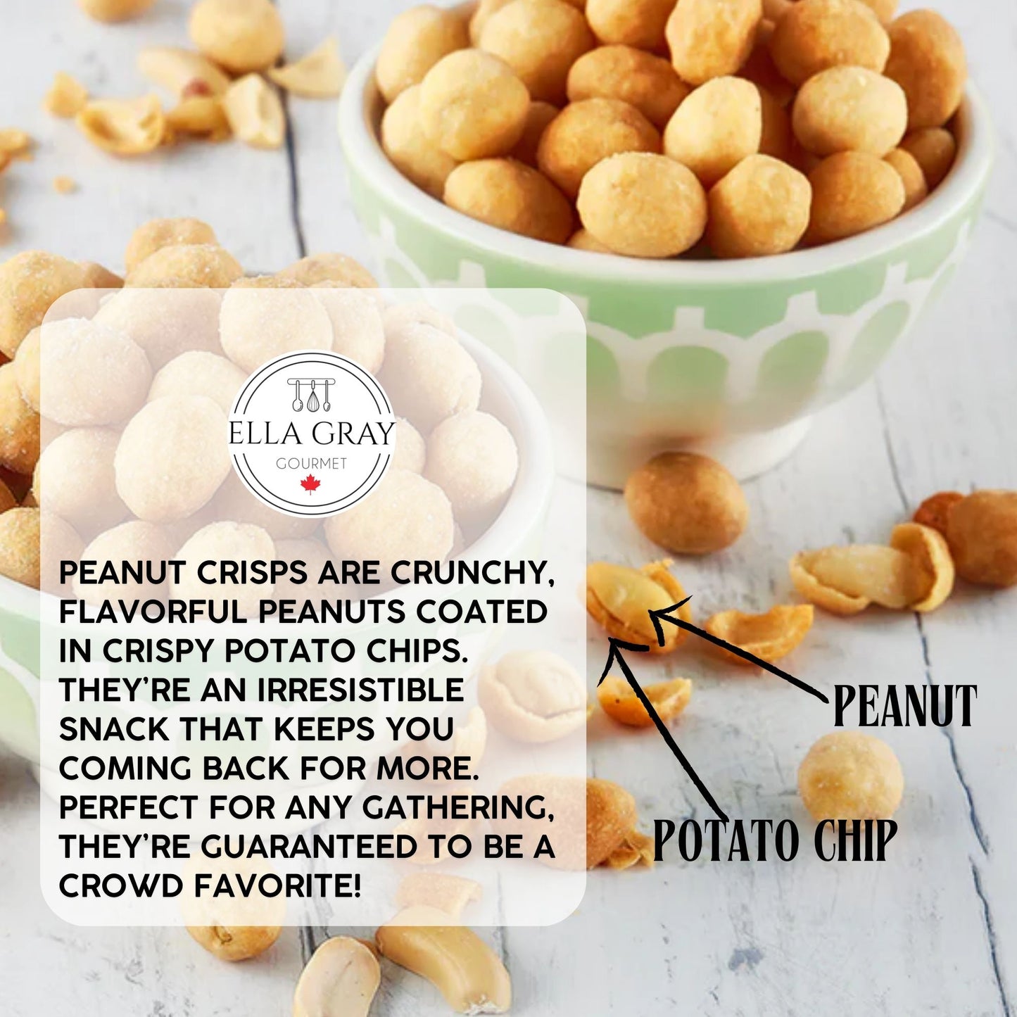 Peanut Crisps - Sour Cream n Onion