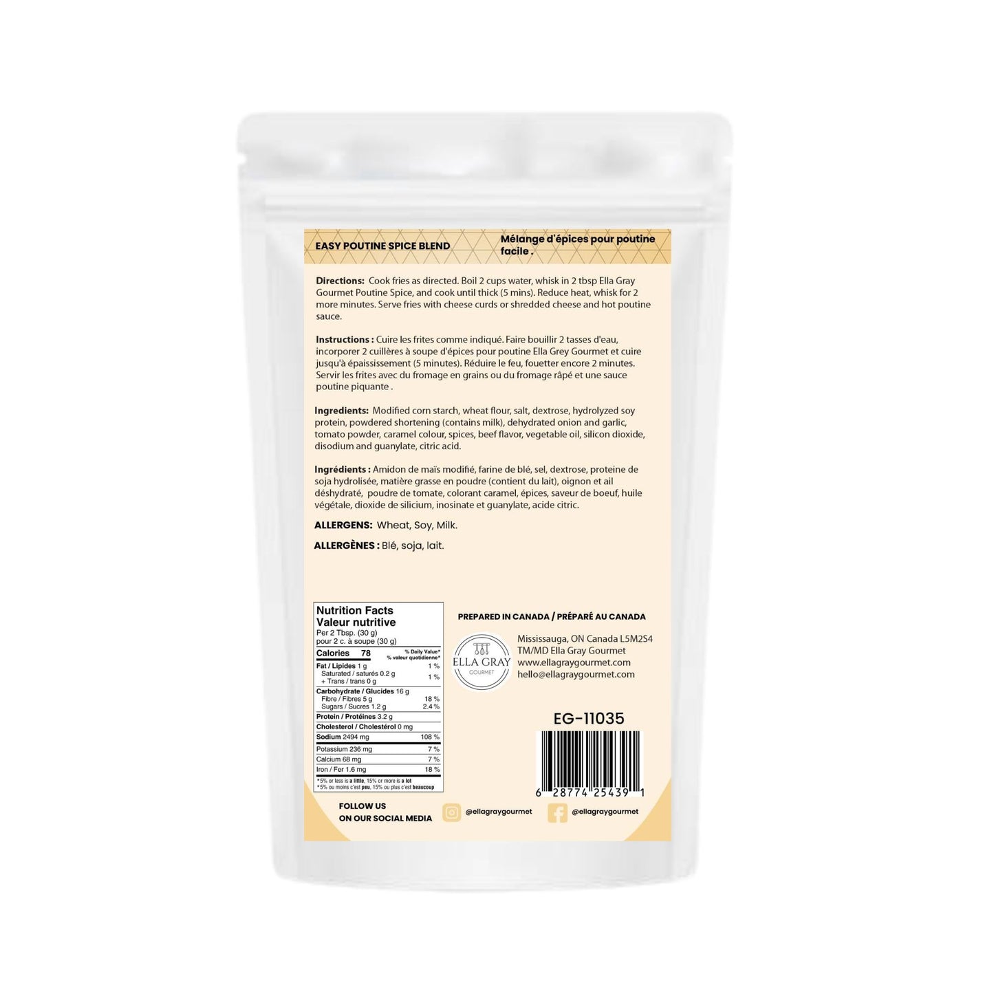 Spice Blend - Poutine Gravy Mix