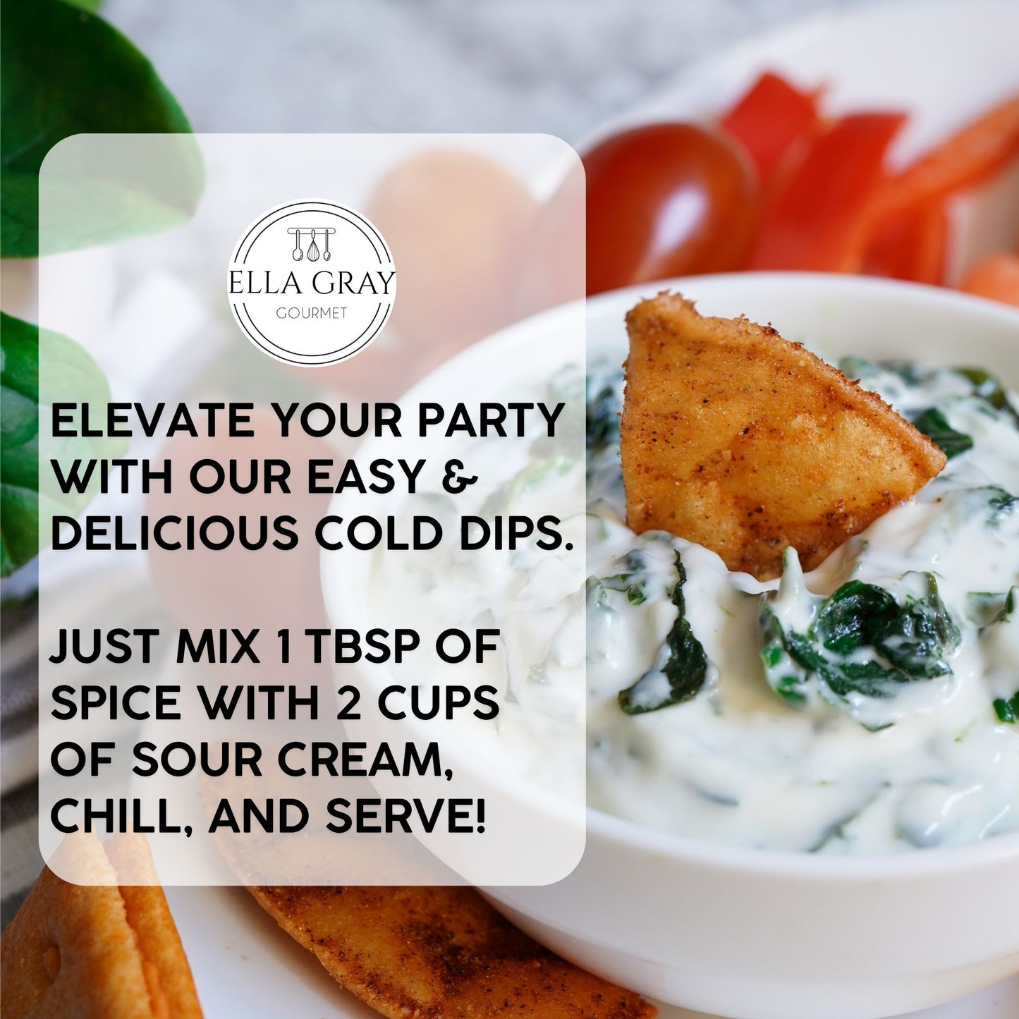 Cold Dip - Spinach & Onion