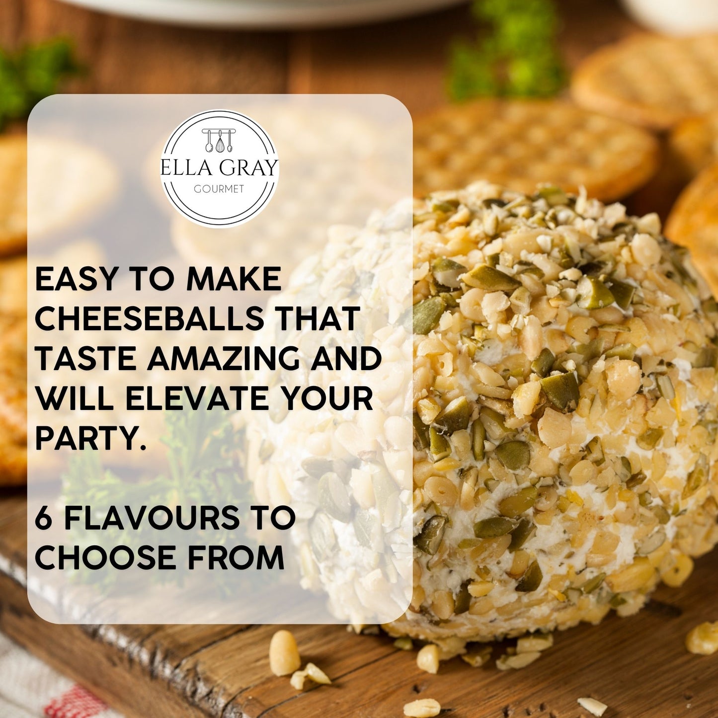 Cheeseball Appetizer - Spinach & Chive