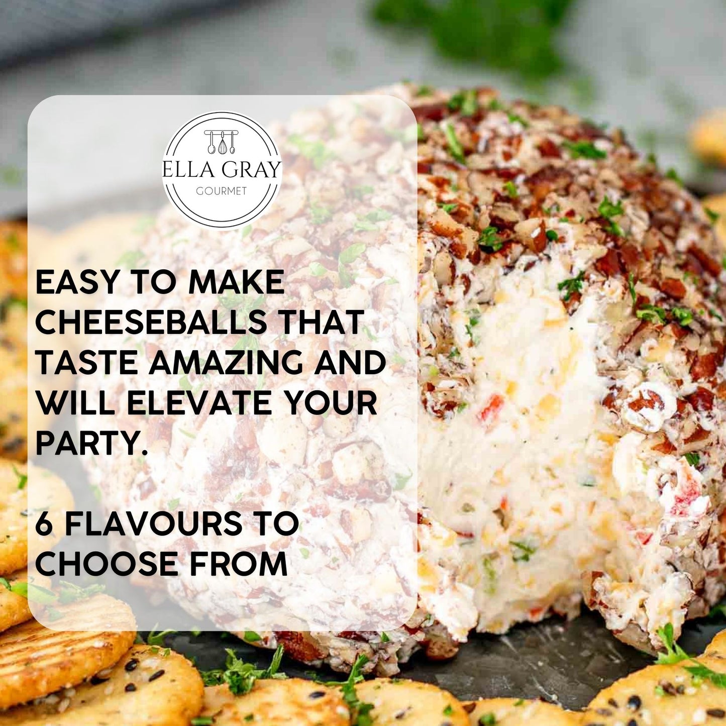 Cheeseball Appetizer - Garden Vegetable