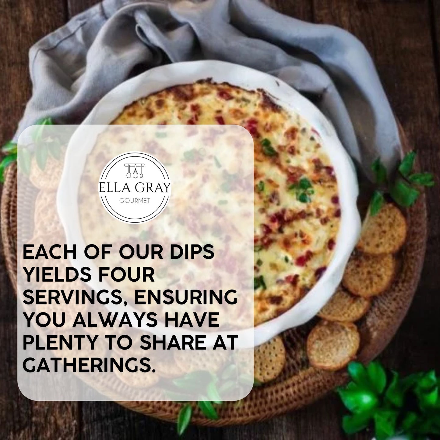 Baked Hot Dip - Cheesy Bacon & Onion