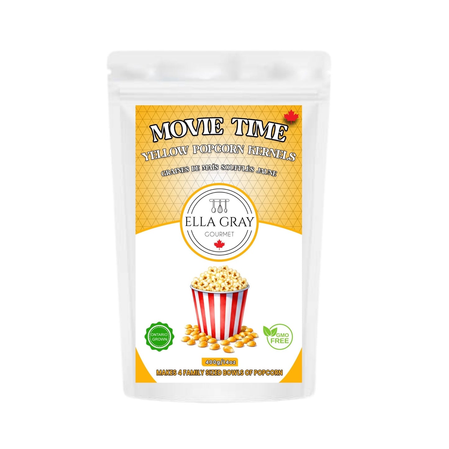 Popcorn Kernels - Yellow GMO FREE