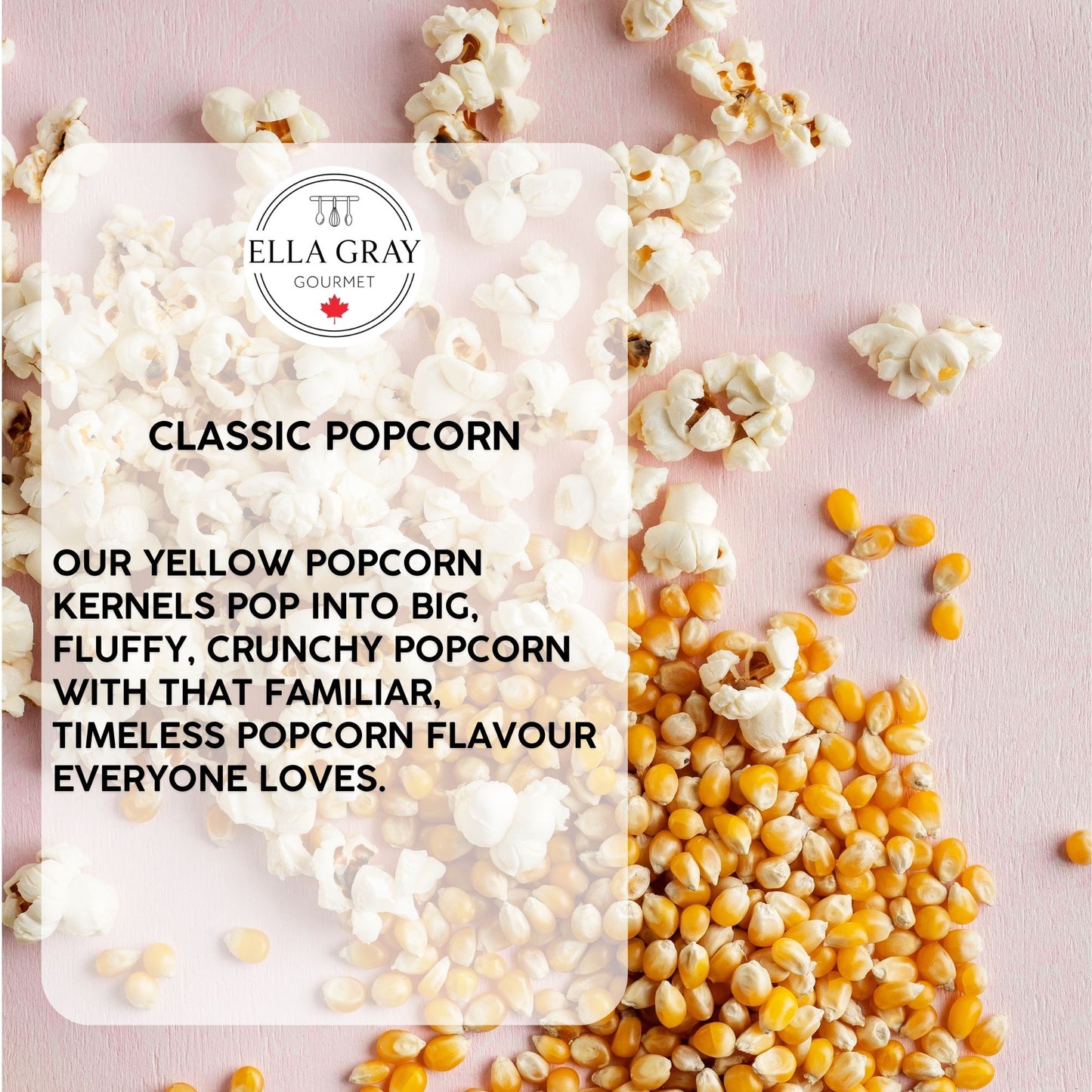 Popcorn Kernels - Yellow GMO FREE
