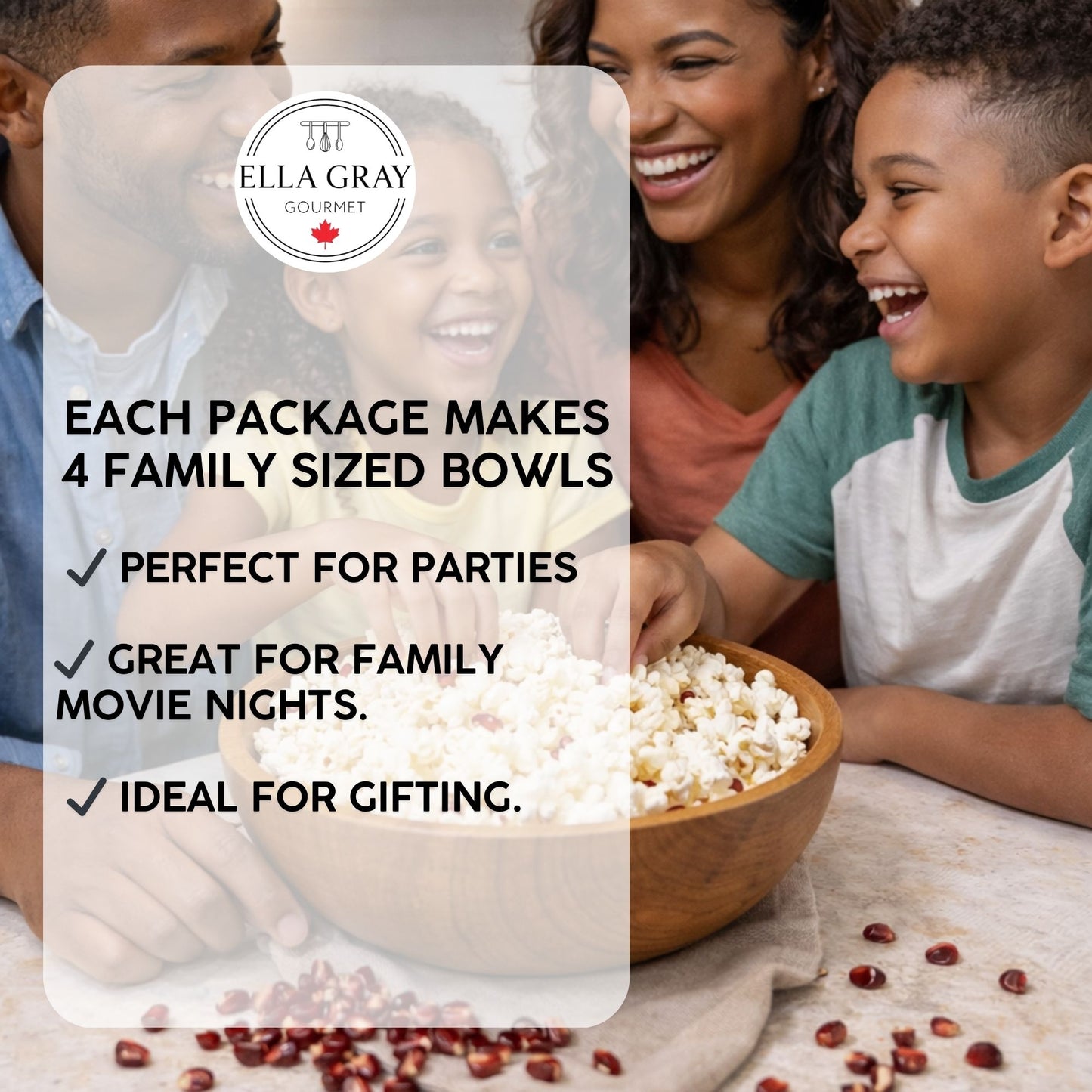 Popcorn Kernels - Red GMO FREE