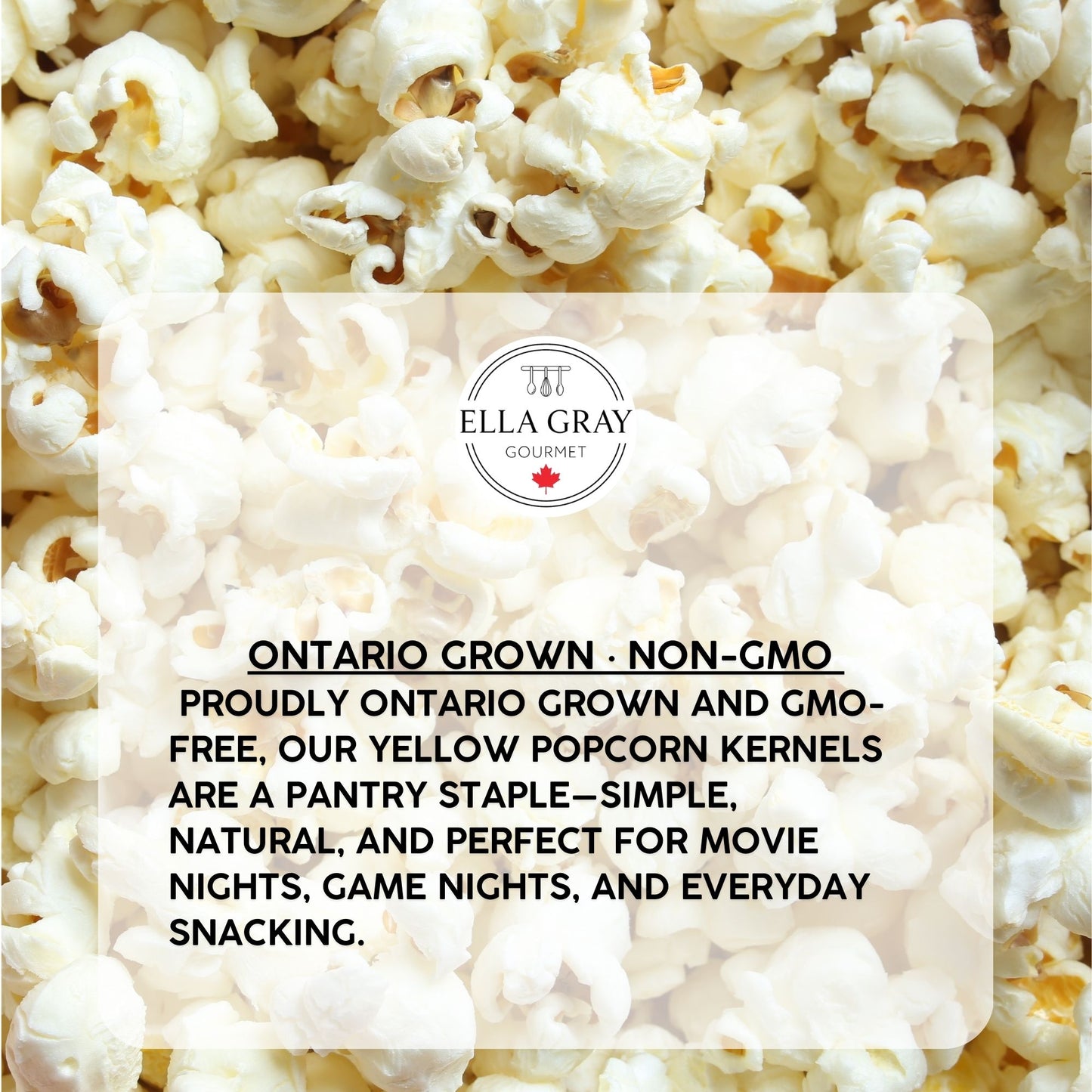 Popcorn Kernels - Yellow GMO FREE